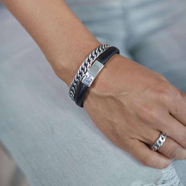 118 Bracelet Female DOUBLE LINKED Collection