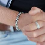 118 Bracelet Male DOUBLE LINKED Collection