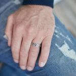 130 Ring Male CROSSLINE Collection