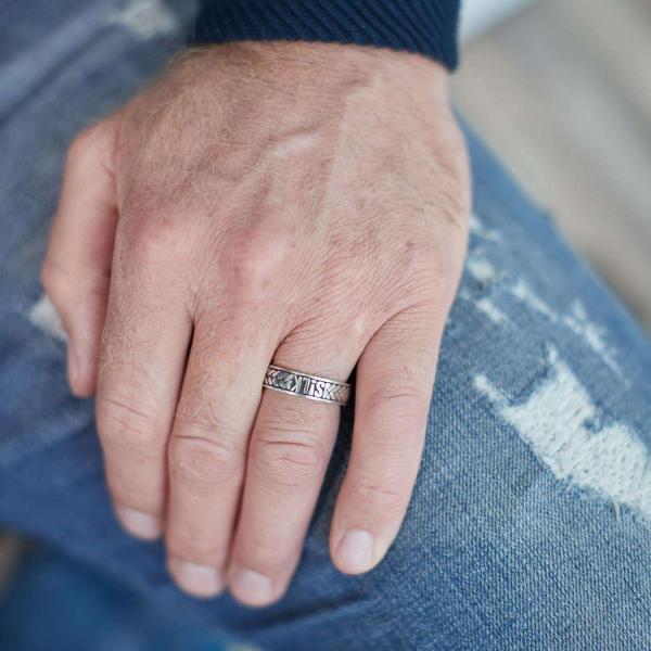 130 Ring Male CROSSLINE Collection