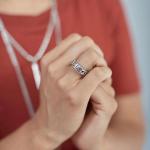 142 Ring Female DOUBLE LINKED Collection