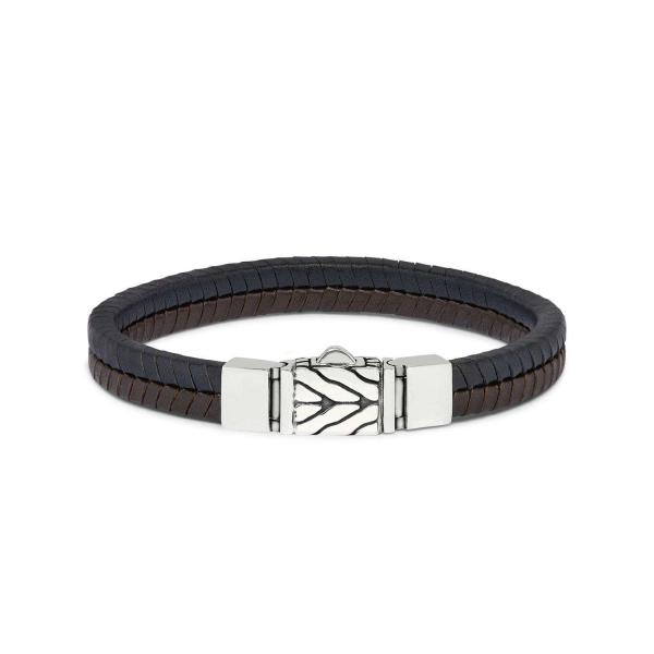 157BBR Bracelet Black-Brown CHEVRON Collection