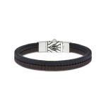 157BBR Bracelet Black-Brown CHEVRON Collection