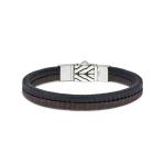 157BBR Bracelet Black-Brown CHEVRON Collection
