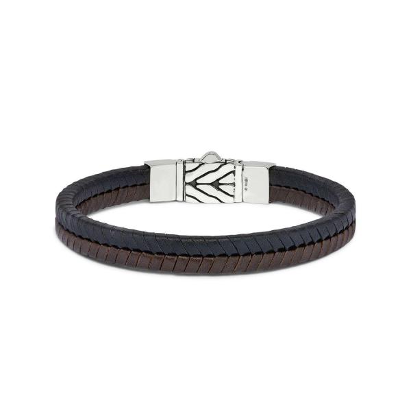 157BBR Bracelet Black-Brown CHEVRON Collection