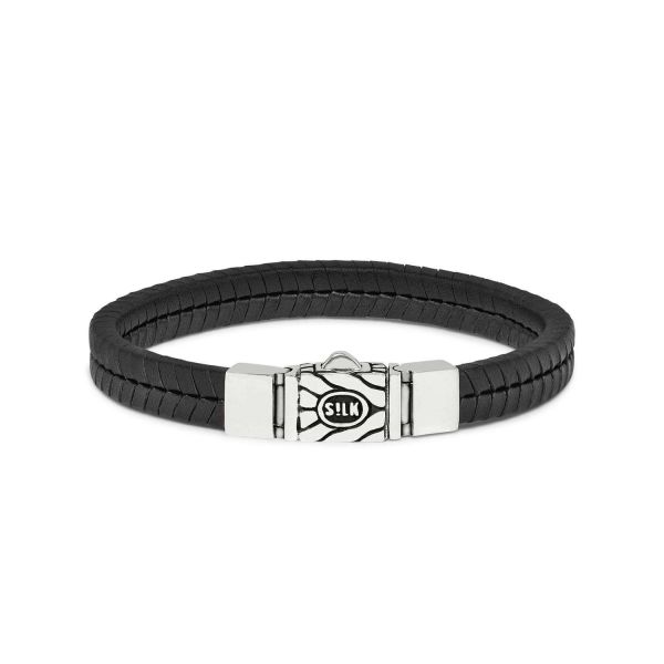 157BLK Bracelet Black CHEVRON Collection