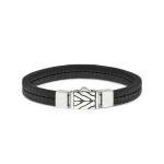157BLK Bracelet Black CHEVRON Collection