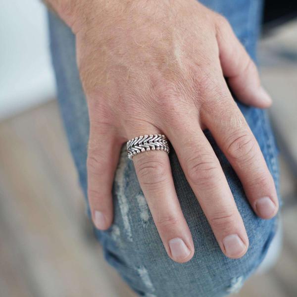 201 Ring Male CLASSIC CHEVRON Collection