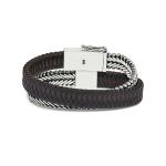 214BBR Bracelet Black-Brown CLASSIC CHEVRON Collection