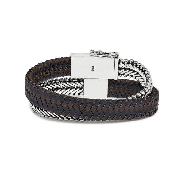 214BBR Bracelet Black-Brown CLASSIC CHEVRON Collection