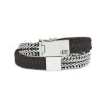214BBR Bracelet Black-Brown CLASSIC CHEVRON Collection