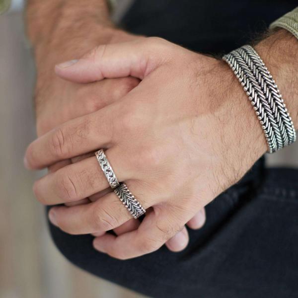 238 Ring Male CLASSIC CHEVRON Collection