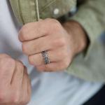 238 Ring Male CLASSIC CHEVRON Collection