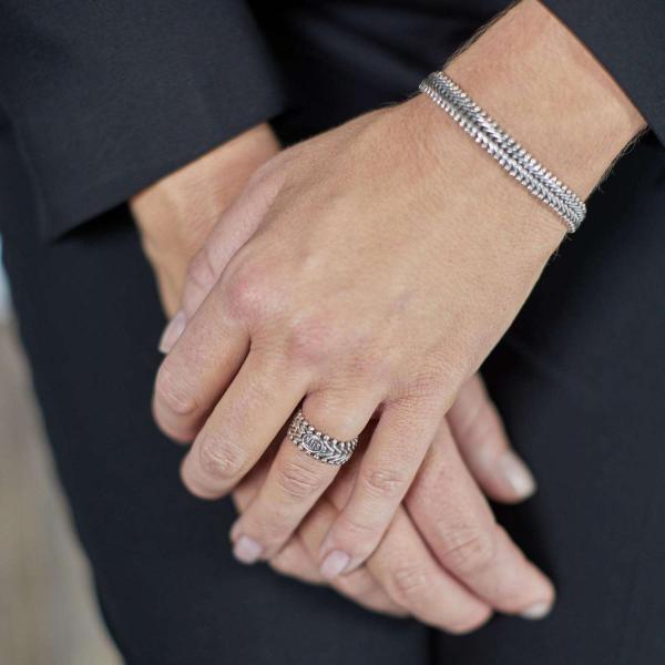 238 Ring Female CLASSIC CHEVRON Collection