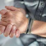 281 bracelet bicolor DOUBLE FOX Male RAW Collection