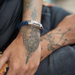 326BBU Bracelet Black-Blue Female ARCH Collection