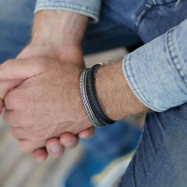 326BLK Bracelet Black Male ARCH Collection