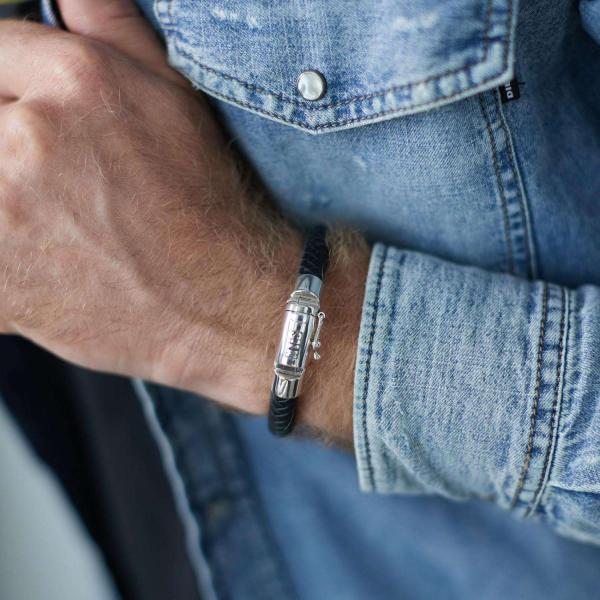 326BLK Bracelet Black Male ARCH Collection