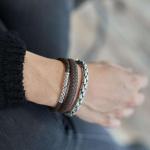 326BRN Bracelet Brown Female ARCH Collection