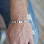 335 Bracelet Male DOUBLE LINKED Collection