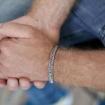 335 Bracelet Male DOUBLE LINKED Collection