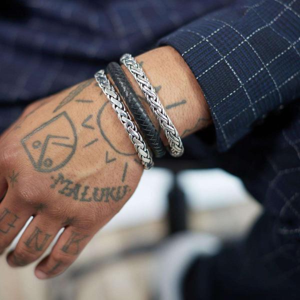 346 Bracelet Male DOUBLE FOX Collection