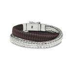 362BBR Bracelet Black-Brown ALPHA Collection