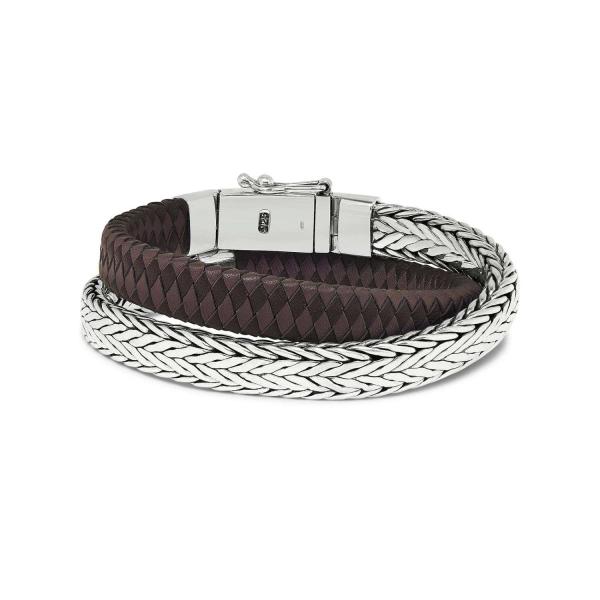 362BBR Bracelet Black-Brown ALPHA Collection