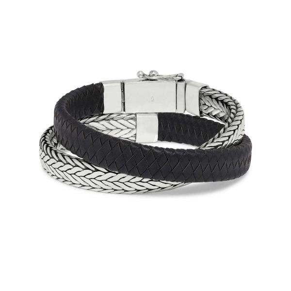 362BLK Bracelet Black Male ALPHA Collection