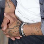 362BLK Bracelet Black Male ALPHA Collection