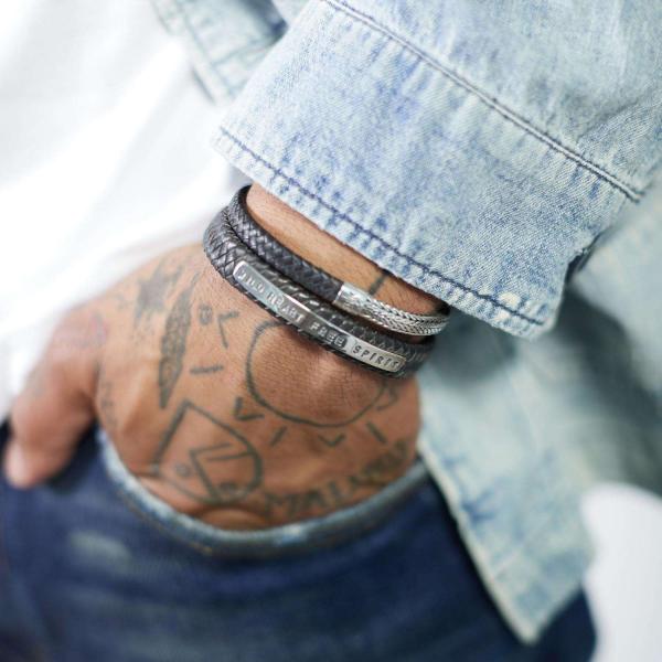 369BLK Bracelet Black Male ALPHA Collection