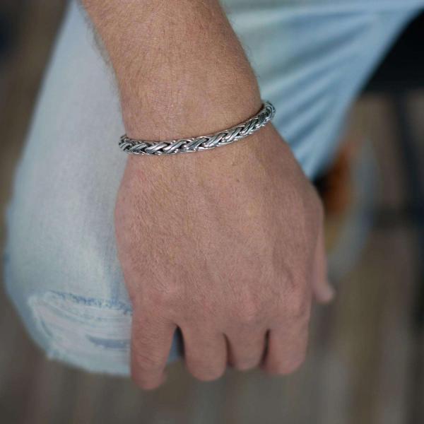 375 Bracelet Male DOUBLE FOX Collection