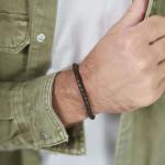 427 Bracelet Brown Male CROSSLINE Collection