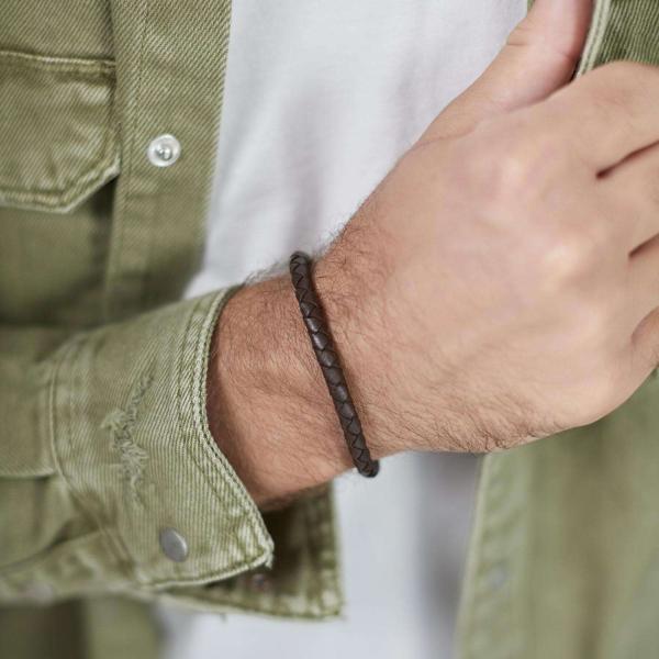 427 Bracelet Brown Male CROSSLINE Collection
