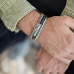 427 Bracelet Brown Male CROSSLINE Collection