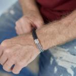 741 Bracelet  BLK Male WEAVE Collection