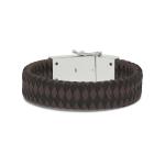 811BBR Bracelet Black-Brown Male ALPHA Collection