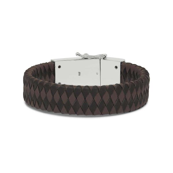 811BBR Bracelet Black-Brown Male ALPHA Collection