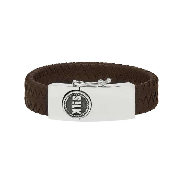 811BRN Bracelet Brown ALPHA Collection