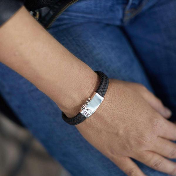 841BBR Bracelet Black-Brown Female ALPHA Collection