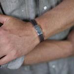 841BBR Bracelet Black-Brown Male ALPHA Collection