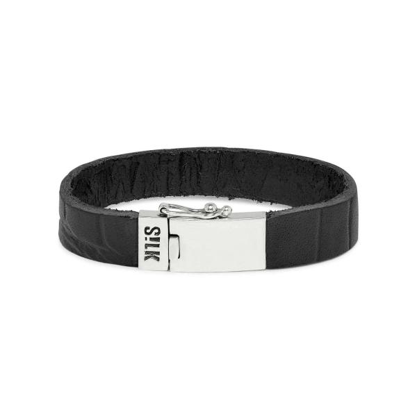841BKC Bracelet Black Croco ALPHA Collection
