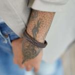 841BRN Bracelet Brown Female ALPHA Collection