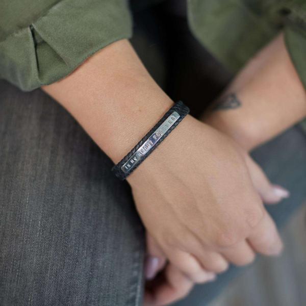 850BLK Bracelet Black Female ALPHA Collection