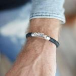 853BLK Bracelet Black Male ARCH Collection