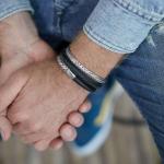 853BLK Bracelet Black Male ARCH Collection