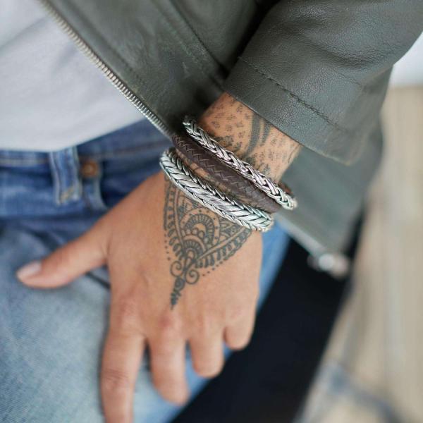 853BRN Bracelet Brown Female ARCH Collection