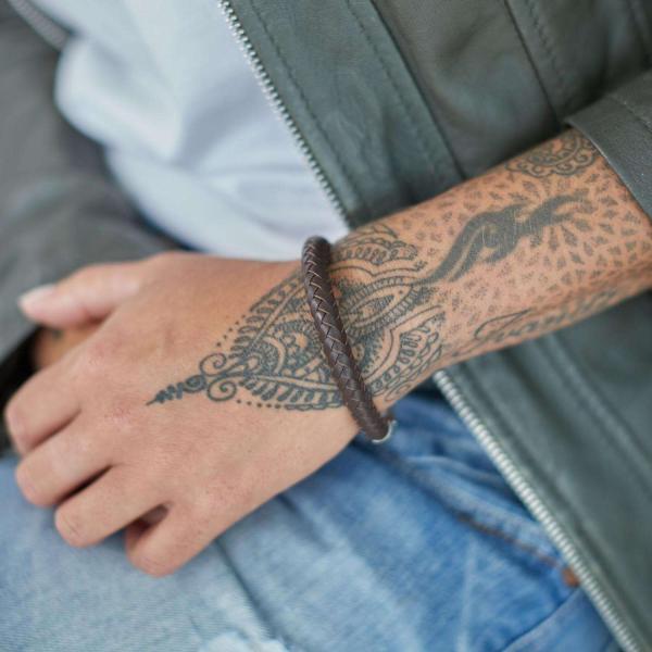 853BRN Bracelet Brown Female ARCH Collection