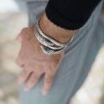 S20 Bracelet Silver Male