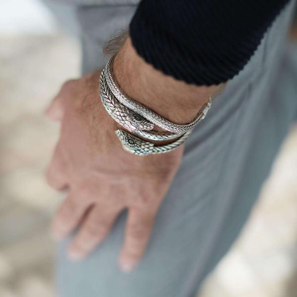 S20 Bracelet Silver Male